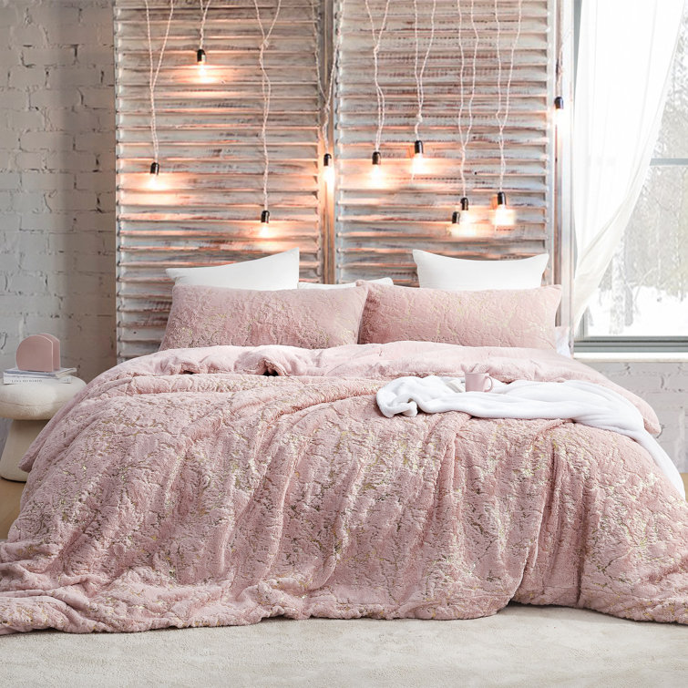 Peachy pink clearance bedding